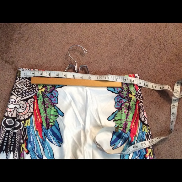 COPY - Feather Design Colorful Shorts - Picture 5 of 7